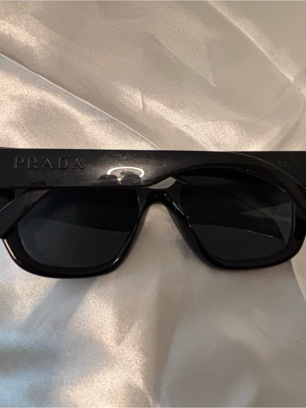 Prada Black Women's Sunglasses - Bold Square Frame